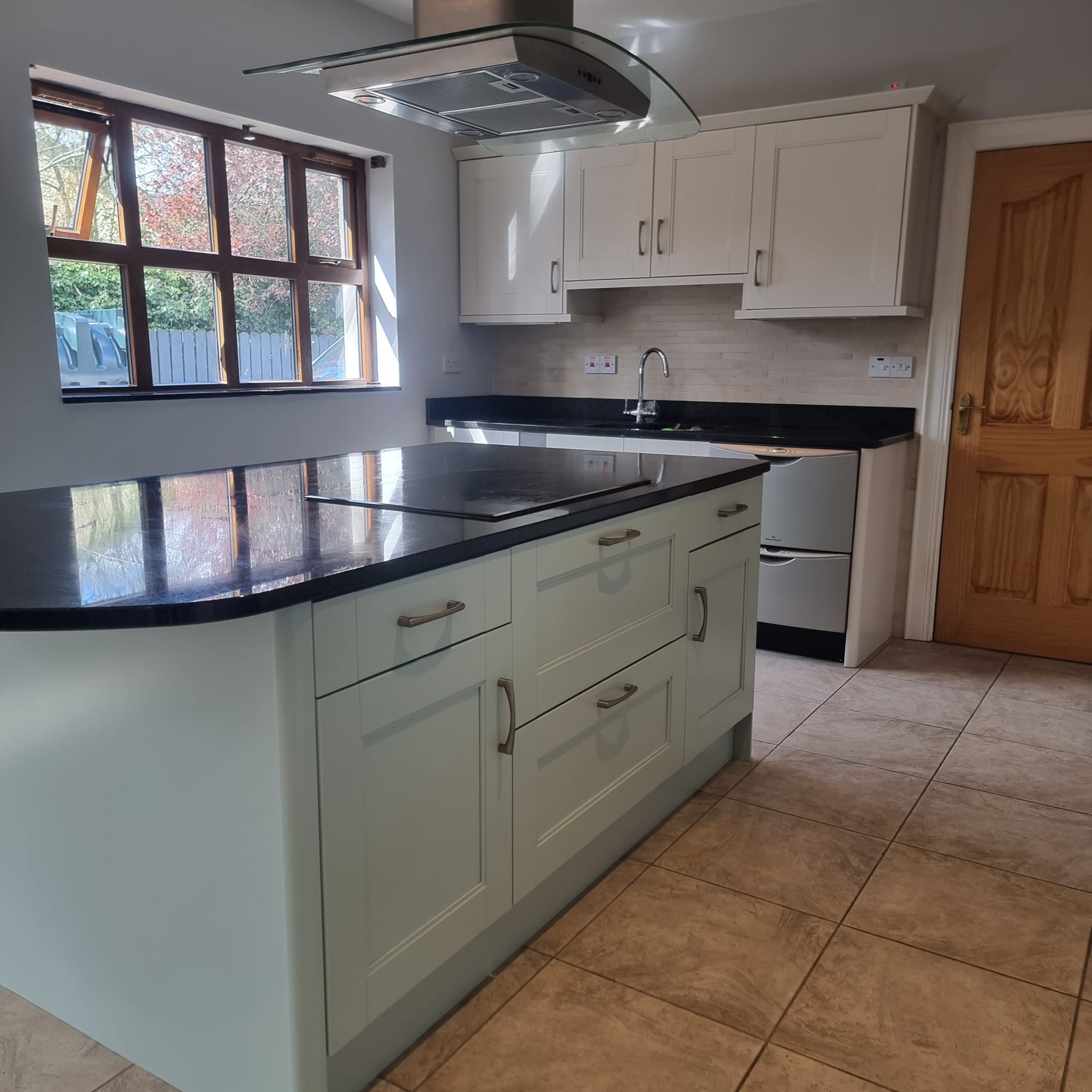 Kitchen respraying in Belfast completed with durable coatings and expert preparation.